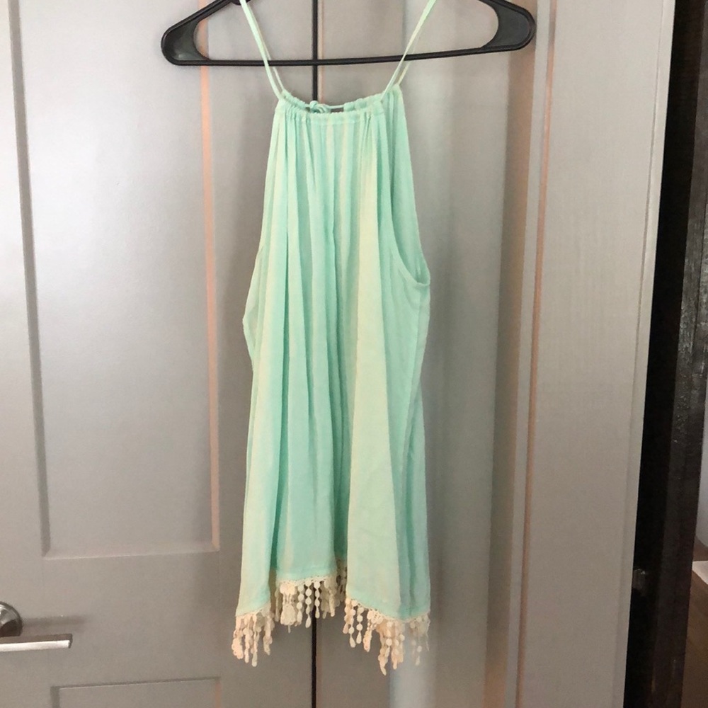 Turquoise tank